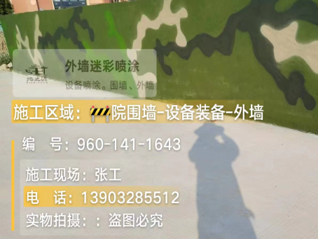 安康 迷彩漆喷涂价格（按平方米计费）