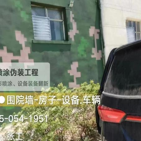 安康数码迷彩漆施工